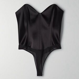 Aritzia Black Bodysuit Top